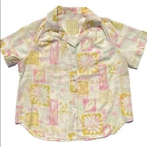 Vintage Floral Blouse